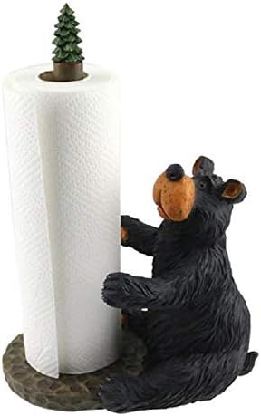 Wilcor Willie Crni medvjed sjedeći papirnati ručnik držač