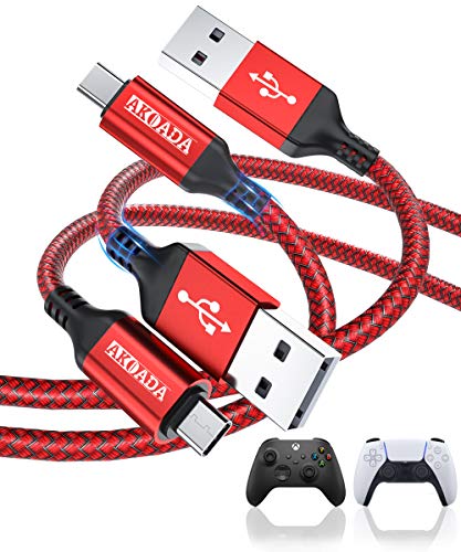 【2 pakiranja po 10 metara】kabel za Punjenje u automobilu za PS5, kontrolera za Xbox Series X / Series S, kabel za brzo punjenje USB