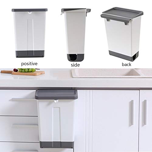 Abecel kanta za smeće, kuhinjska smeća limenka plastična zidna kanta za smeće otpad recikliranje kompost kante za smeće držač vrećice