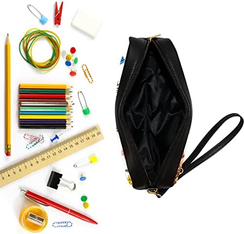 ColourLife olovke za olovke torbe leptiri zmajevi buba kožna vreća s patentnim zatvaračem šminke kozmetička torba držač olovke za odrasle