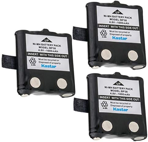 Zamjena baterije dvosmjerni radio Kastar 3-Pack Ni-MH 4,8 NA 1000 mah za Uniden BP38, BP-38, BP39, BP-39, BP40, BP-40, Uniden BT537,