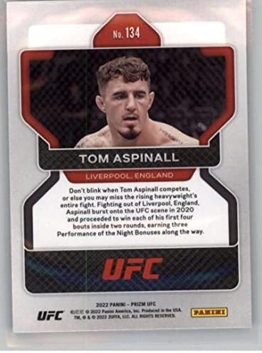 2022 Panini Prizm UFC 134 Tom Aspinall RC Rookie MMA trgovačka kartica