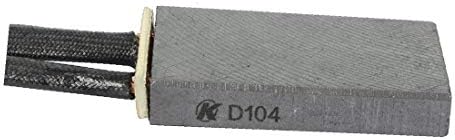 X-DERE D104 10 mmx25 mmx50mm dvostruka žica čista grafitna karbonska četka za motor dizalice (D104 10 mm x 25 mm x 50 mm doble alambre