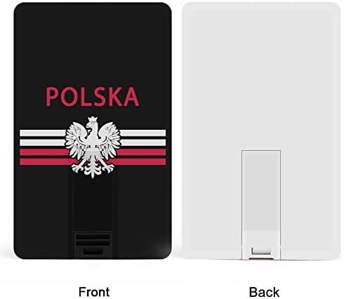 Poljska zastava - Polska Eagle USB flash pogon Personalizirana memorija za pogon kreditne kartice UsB ključ pokloni