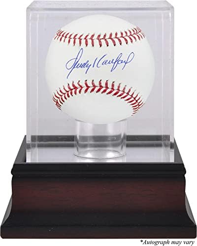Sandy Koufax Los Angeles Dodgers Autografirani bejzbol i mahagoni prikaz - Autografirani bejzbol