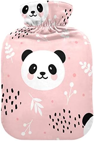Boce s toplom vodom s poklopcem slatka Panda ružičasta vreća s vrućom vodom za ublažavanje bolova, žene odrasle, topline tople boce