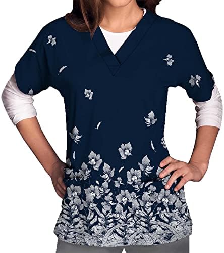 Ženski plus size piling vrhovi crtani uzorak ruganje vrat kratki rukavi majice prevelike predimenzionirane majice za žene