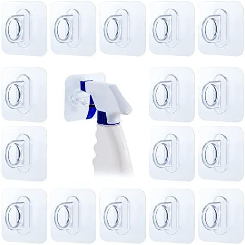 CINPIUK 16PCS ljepljivi držač za boce za sprej zidni nosač za visenje bez noktiju multifunkcionalni vješalica za kuhinjsku kućnu kupaonicu