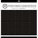 Colorbok teksturirani jastučić od kartonskog papira, 12 x 12, ponoćni crni