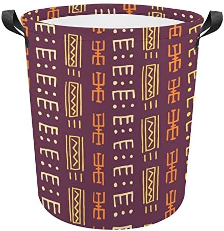 Etnička aztečka košara za rublje torba za rublje torba za pohranu rublja sklopiva visoka s ručkama