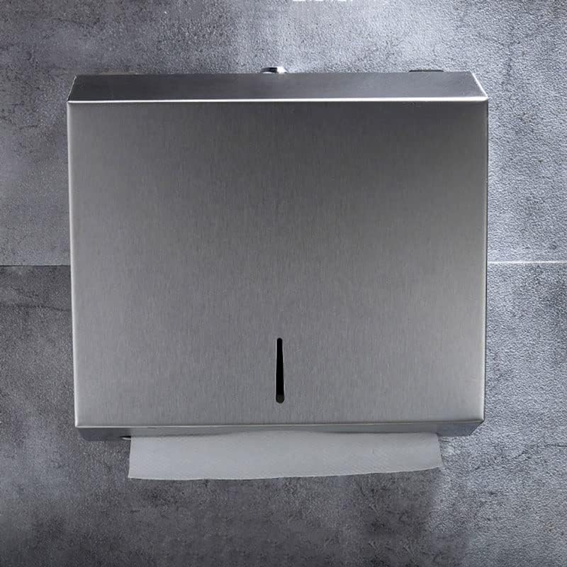 Kromirani papirnati ručnik s velikim kapacitetom, kutija za ručnike od nehrđajućeg čelika, kutija za ručnike protiv krađe, zid viseće