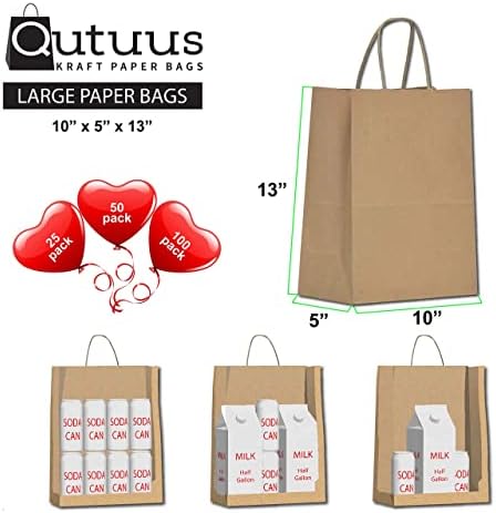 Kraft papirnate vrećice od 10 do 5 do 100 komada kraft vrećice za kupovinu, papirnate poklon vrećice, maloprodajne vrećice, reciklirane