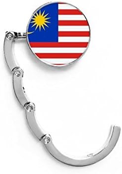 Malezija Nacionalna zastava Azija za kuka za kuka ukrasna kopča za ekstenzija sklopiva vješalica