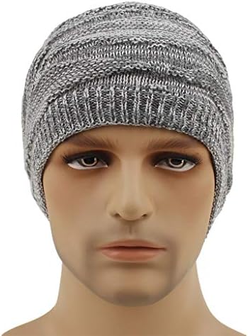 Zimske krupne kape za muškarce rastezljiva jednobojna zimska kapa od flisa mekane tople slušalice za odrasle u hladnom vremenu kape