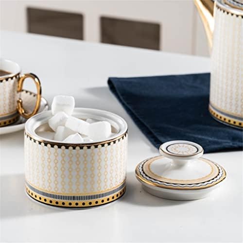 ZLXDP 11 komada čajnog seta keramičke šalice kave čaša čajnik popodnevni čaj za čaj za čaj za čaj set zaliha darovi
