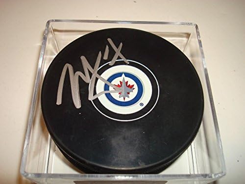 Keaton Ellerbee potpisao je hokejaški pak Vinnipeg Jets s autogramom a - NHL Pakovi s autogramima