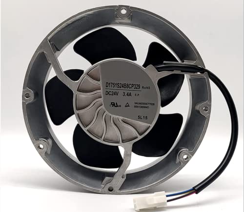 D1751S24B8CP329 24V 3.4A 172x172x51mm 4-žični ventilator za hlađenje
