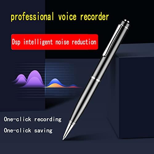 Digitalni snimač glasa-audio snimač s glasovnom aktivacijom od 32 GB za predavanja, sastanke, nastavu, inteligentno poništavanje buke,