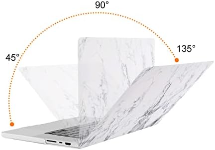 Mosisio kompatibilan s macbook pro 16 inčnim futrolom 2023 2022 2021 Oslobađanje M2 A2780 A2485 M1 Pro/Max čip s dodirnim ID -om, plastična