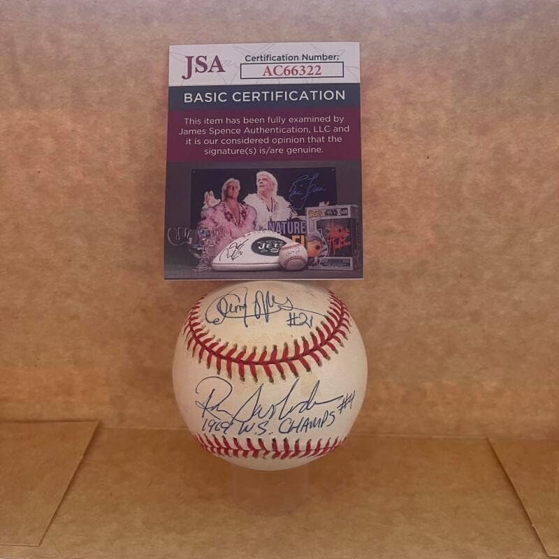 Mets of Swoboda Agee Jones rijetki potpisani vintage n.l. Baseball JSA AC66322 - Autografirani bejzbol