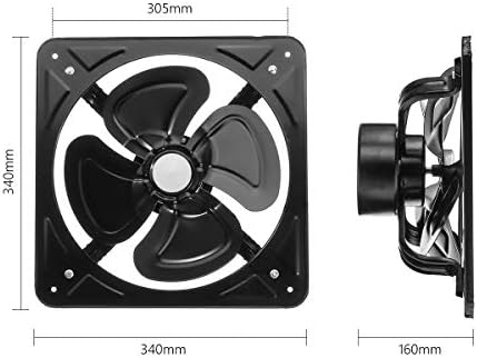 BKDFD 12 Metalni 220V ispušni ventilator ventilatora za ventilator za ventilator kupaonice za industrijsku kuhinjsku toaletnu ventilacijsku