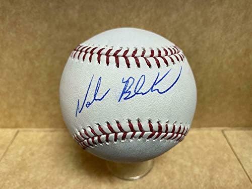 Nolan Blackwood Oakland A/Tigers potpisali su autogramirani M.L. Bejzbol w/coa - autogramirani bejzbol