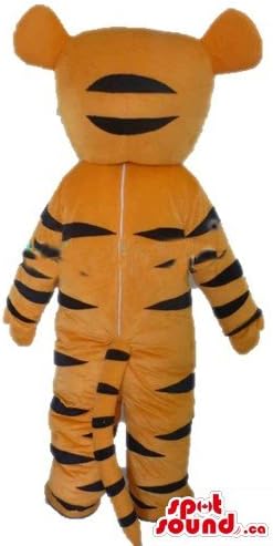 Spotsound tiger crtani lik maskota nas kostim fancy haljina