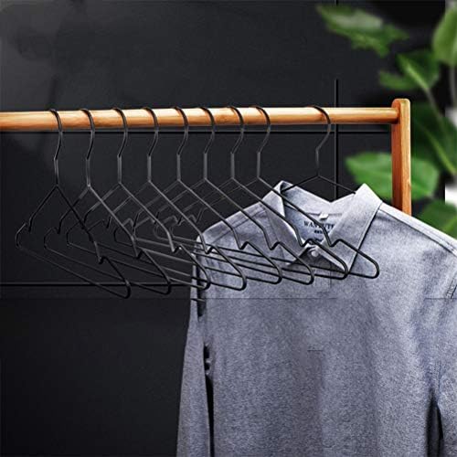 Doitool vješalice za odjeću, 5pcs manganski čelična vješalica za odjeću zadebljana raširena nosač za odjeću