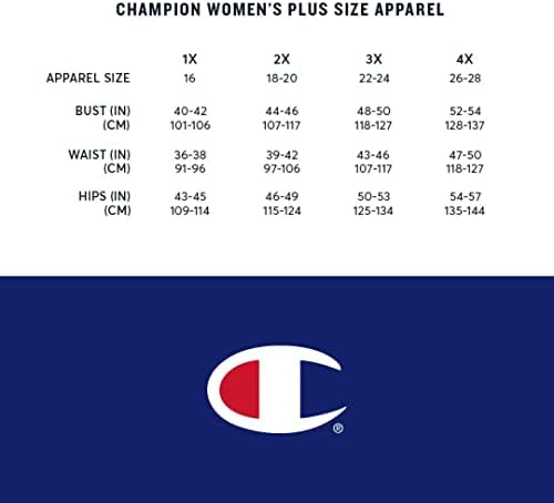 Champion Women's Plus size PowerBlend Tee, ženska majica s V-izrezom, ženska majica s kratkim rukavima