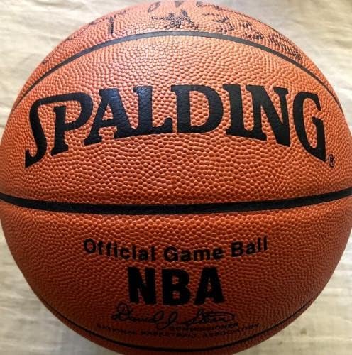 Alonzo Mourning Auto Autographed Potpisan Spalding NBA igre Model Model košarka - Košarka s autogramima