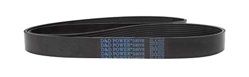 D&D PowerDrive 140J7 Poly V remen, 7 pojasa, guma