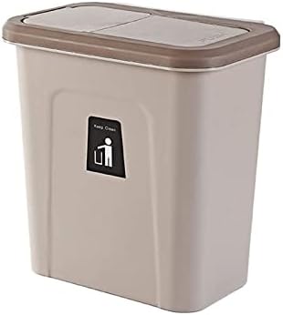 Kanta za smeće za kućanstvo velika viseća kanta za smeće s poklopcem za kuhinju, kanta za smeće kanta za smeće za kupaonice, kuhinje,
