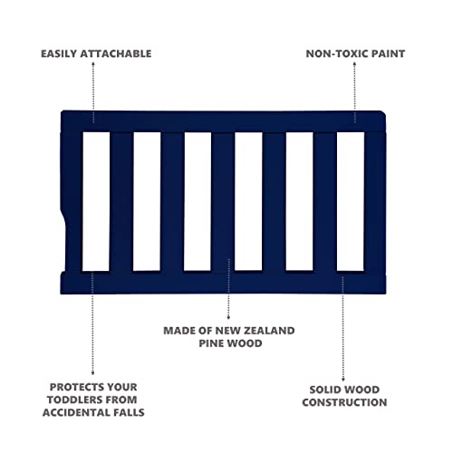 Univerzalna ograda za dječji krevetić s kraljevskim plavim kabrioletom, kompatibilna s nekim dječjim krevetićima iz bucket-a, lako