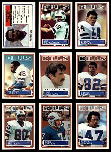 1983. Topps Buffalo računi gotovo kompletni tim postavili su Buffalo Bills NM/MT računi