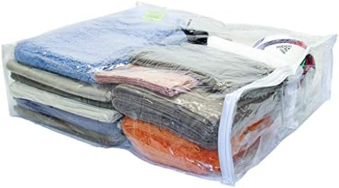 Očisti vinil vrećice za odlaganje s patentnim zatvaračem 24 x 27 x 7 inča 5-paket za kombinezone i posteljine