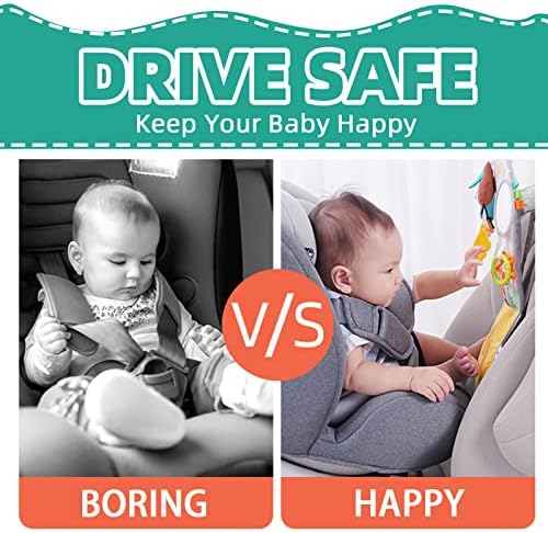 Ussybaby autosjedalica igračka za bebe 0-6 mjeseci, putovanja straga okrenute autosjedalicama za bebe 6-12 mjeseci, dječji autosjedalica