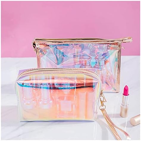 Trexd Women Cosmetic Bag TPU Clear Makeup Bag Organizator ljepota torbica Clear Clear Makeup komplet slučaj