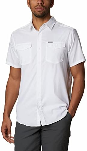 Columbia muški Utilizer II Čvrsta majica kratkih rukava, bijela, x-velika