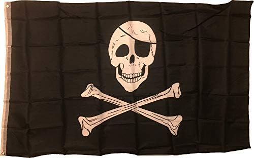 Nova 2x3 Jolly Roger Pirate Flag Karipski gusari za zastave