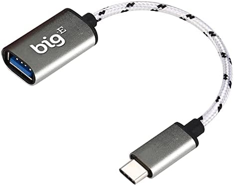 Big-E USB C do USB 3.0 Ženski OTG adapter kompatibilan s vašom Motorola One Fusion+ za puni USB u GO Pleted Thunderbolt 3 na konektoru