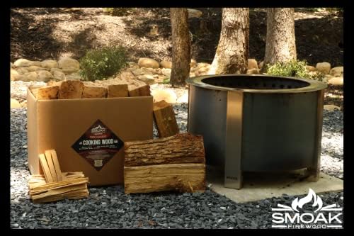 Smoak ogrjev za ogrjev 12 -inča Dužina Premium Kuhanje Drvo i drva za ogrjev - koristi se za roštilje, pušače, pećnice za pizzu, vatrene