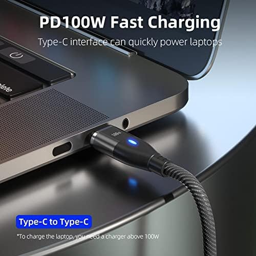 Kabel BoxWave, kompatibilan s Elgato Stream Deck - Kabel MagnetoSnap PD AllCharge, kabel za punjenje Magnet PD snage 100 W USB Type-C