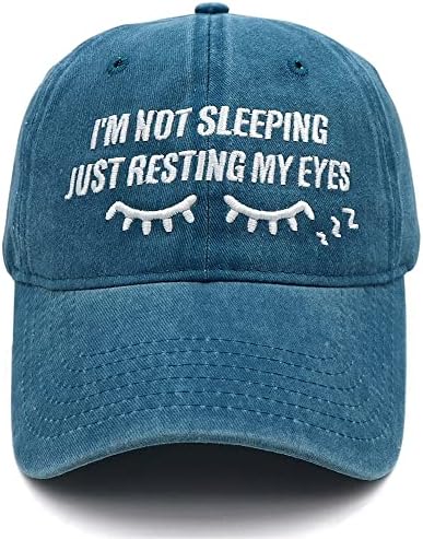 Božićni rođendanski pokloni za tatu, muškarca, muža, Djeda, ženu-ne spavam, samo odmaram oči, smiješna bejzbolska kapa, šešir
