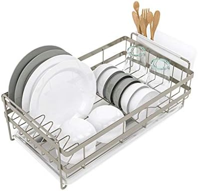 YGQZM Metalni stalak za jelo - sudoper, stalak za odvod, uklonjivi stalak za posuđe, jednoslojni kućni kuhinjski nosač