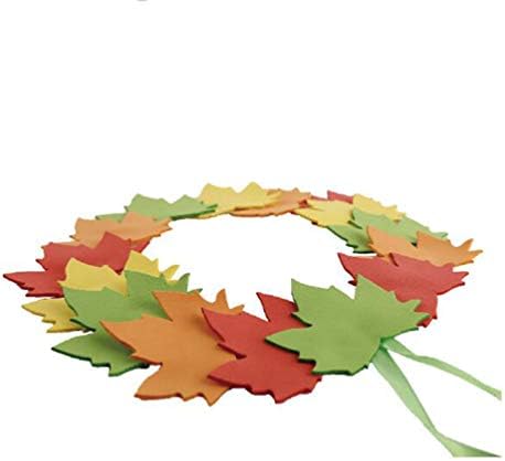Aboofan DIY ORNAMENT List Vijenac za jesen listni zanatski zanatski set Diy Dan zahvalnosti vijenac za umjetne lišće za dječji obrt
