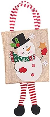 Torba s ručkom i naljepnicom torba za grickalice Pribor za zabavu za djecu i djevojčice velike božićne sitnice