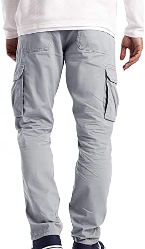 Muške teretne hlače zpervobe protežu se elastični struk Ravne noge Sweatpants Baggy Radne hlače hlače za crtanje