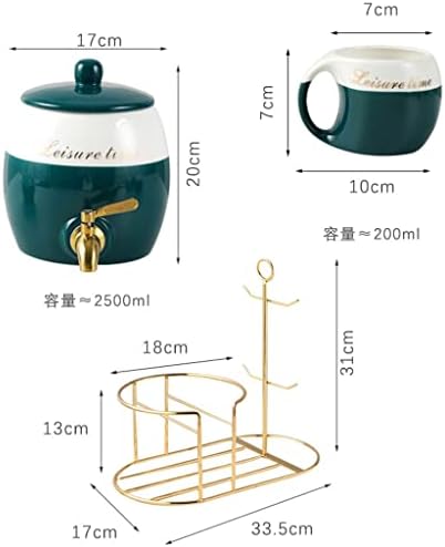 Liuzh Cup Set Kuća za domaćinstvo Hospitality Cup s vodom kombinacija čajnika otpornih na visoku temperaturu s slavinom