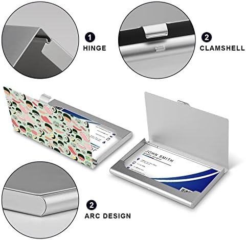 Sushi predložak poslovni držač osobne iskaznice profesionalni organizator Metalnih džepova za personalizirane kartice
