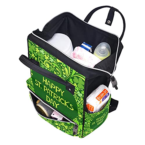 Sretni proljetni dizajn s vrećicama s pelena s pelena mama ruksak veliki kapacitet za pelene torbe za njegu za njegu bebe